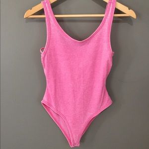 Forever21 NWT Pink Bodysuit